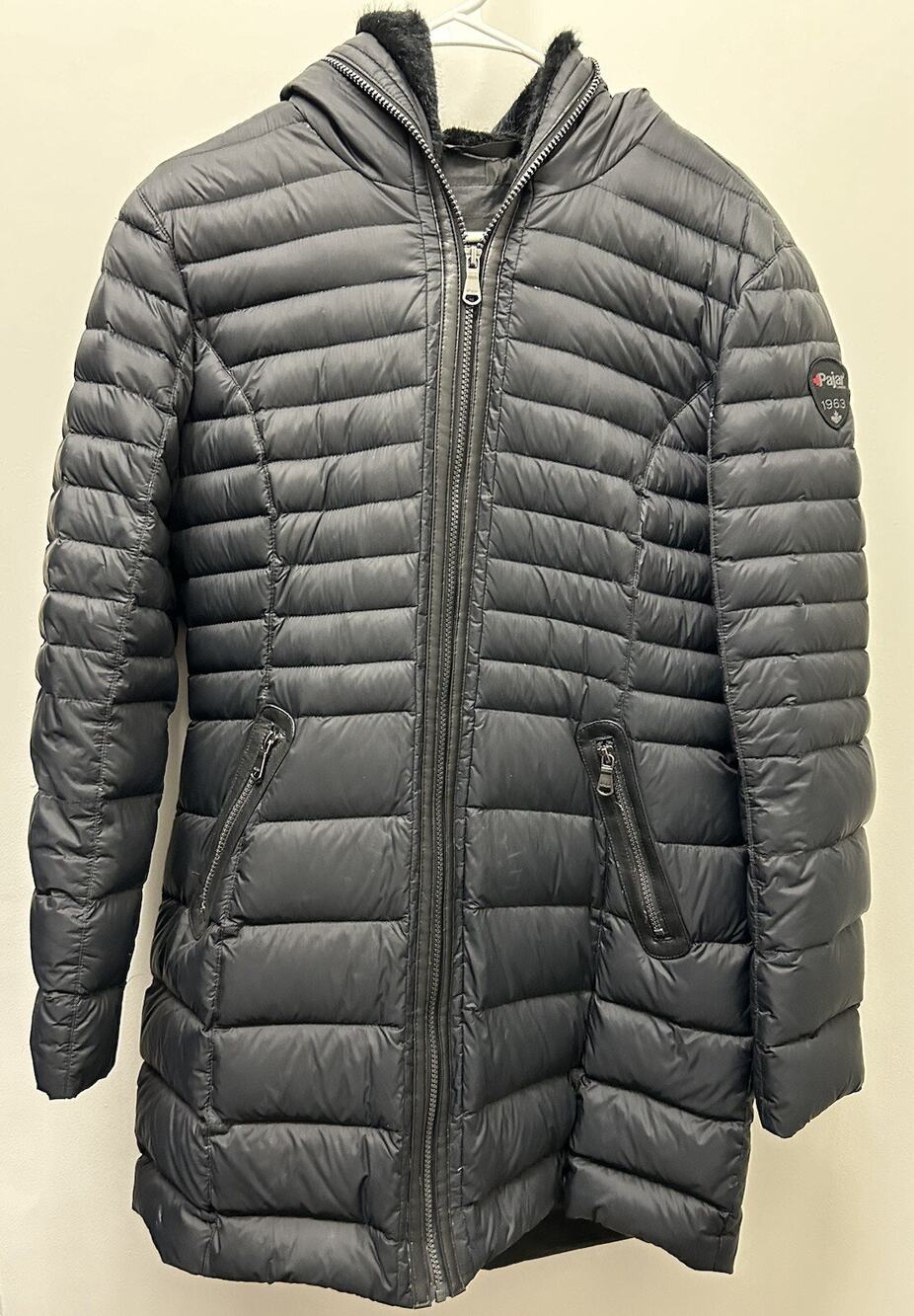 PAJAR CANADA Women's Lyvien Hooded Quilted Puffer Coat Black Size Large L